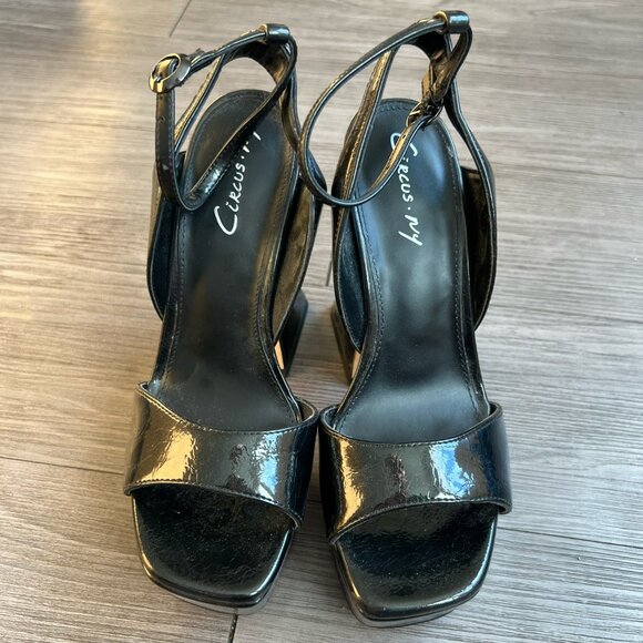 Circus by Sam Edelman Alisa Platform Sandal Black Chunky Size W7 - Picture 2 of 7